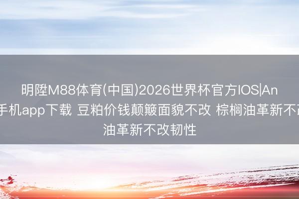 明陞M88体育(中国)2026世界杯官方IOS|Android手机app下载 豆粕价钱颠簸面貌不改 棕榈油革新不改韧性