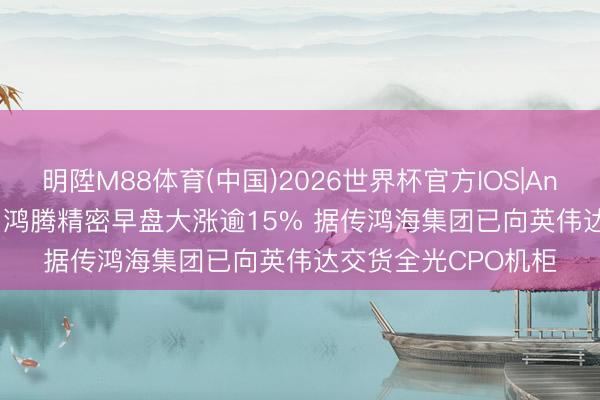 明陞M88体育(中国)2026世界杯官方IOS|Android手机app下载 鸿腾精密早盘大涨逾15% 据传鸿海集团已向英伟达交货全光CPO机柜