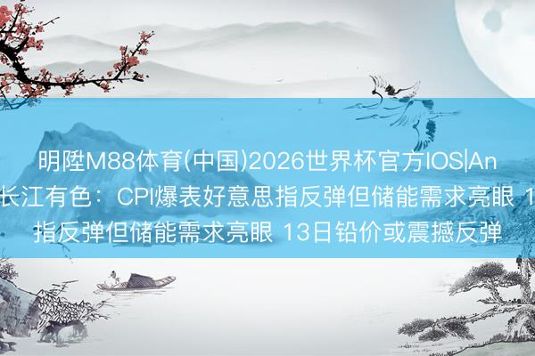 明陞M88体育(中国)2026世界杯官方IOS|Android手机app下载 长江有色：CPI爆表好意思指反弹但储能需求亮眼 13日铅价或震撼反弹