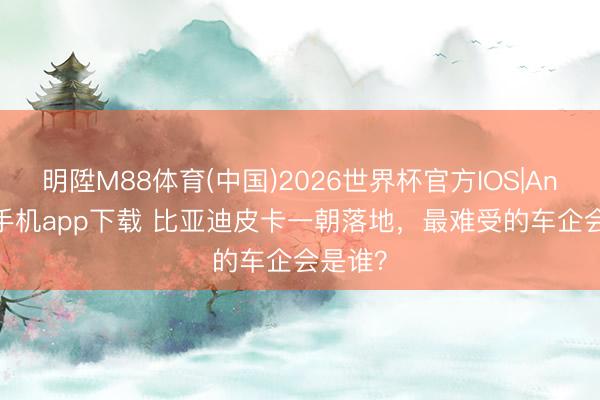 明陞M88体育(中国)2026世界杯官方IOS|Android手机app下载 比亚迪皮卡一朝落地，最难受的车企会是谁？