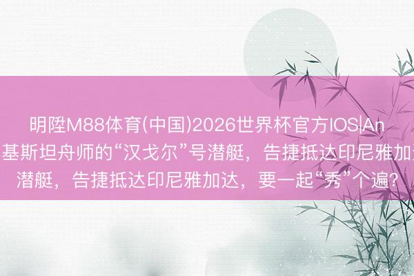 明陞M88体育(中国)2026世界杯官方IOS|Android手机app下载 巴基斯坦舟师的“汉戈尔”号潜艇，告捷抵达印尼雅加达，要一起“秀”个遍？
